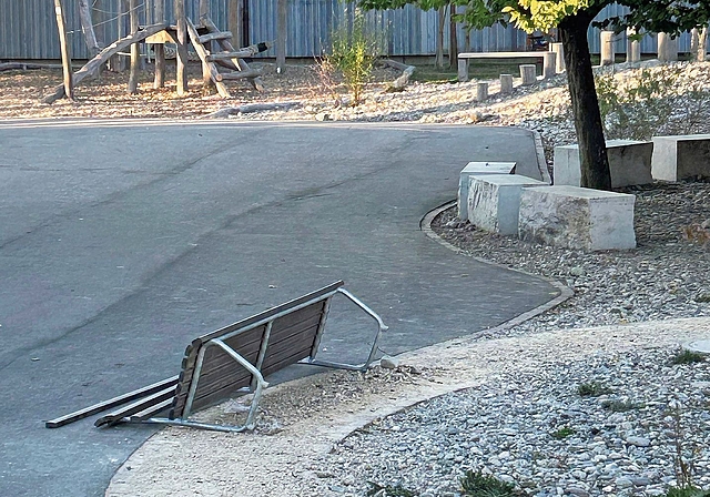 Der Tatort auf der Schulanlage.Bild: zvg