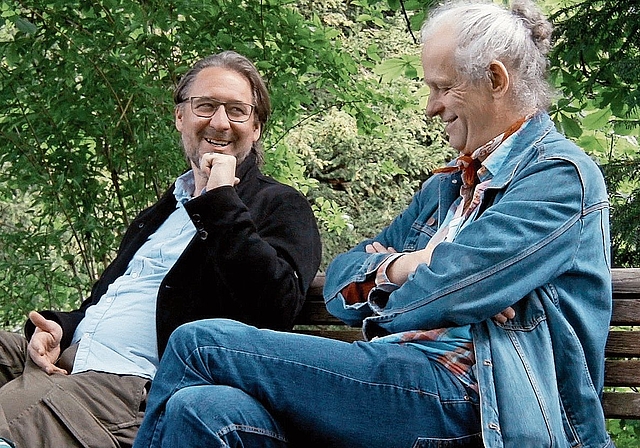 Ein Filmprojekt, das verbindet: Christoph Rahm (links) und Matthias Noser.Bild: zVg