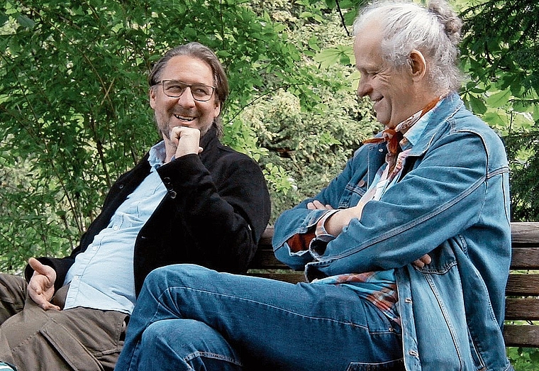 Ein Filmprojekt, das verbindet: Christoph Rahm (links) und Matthias Noser.Bild: zVg