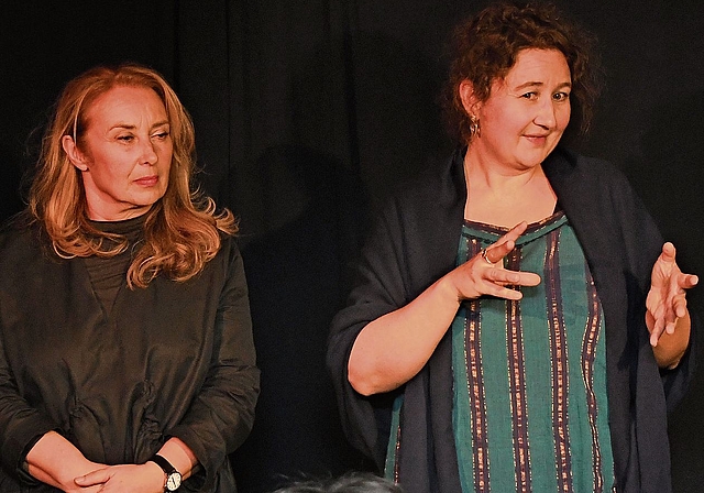 Irène Novak-Lüscher und Evelyn Hartmann wollen der Erzähltradition in der Schweiz zu neuem Leben verhelfen.Bild: zVg
